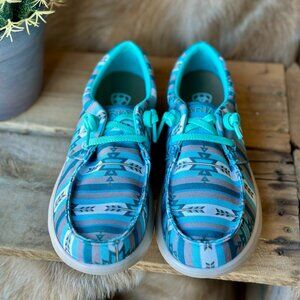 NWT Ariat Hilo Slip-On Shoe [Turquoise Texarkana] ✙ON SALE NOW✙
